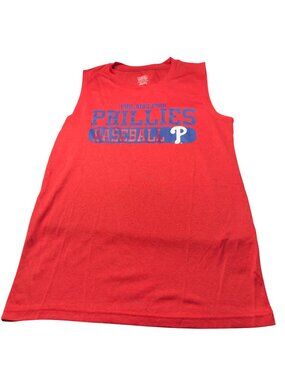 Philadelphia Phillies Boys XL 16-18 Tank Top Sleeveless Baseball New With Tags